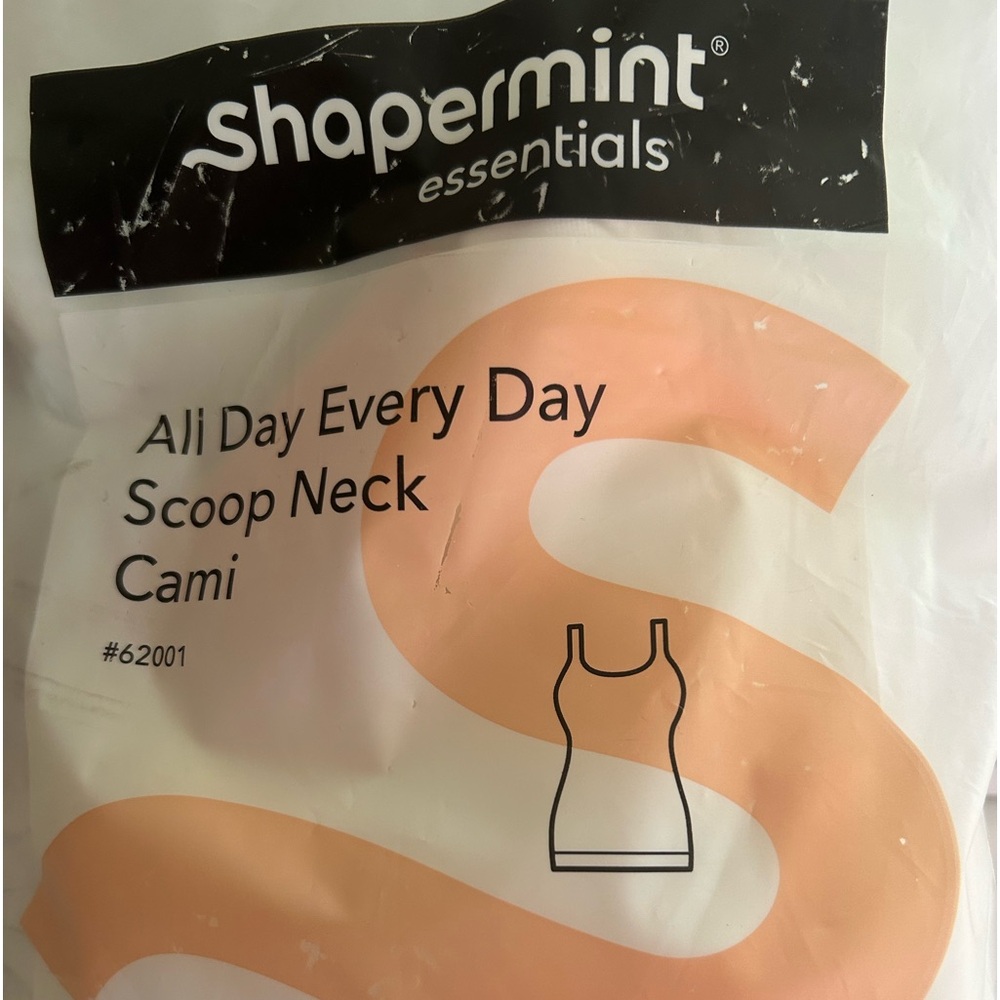 NWT Shapermint Essentials All Day Everyday Tank Cami White XL